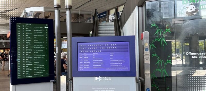 NS-Ausstellung in Cottbus: Zerstörter Bildschirm ist ersetzt