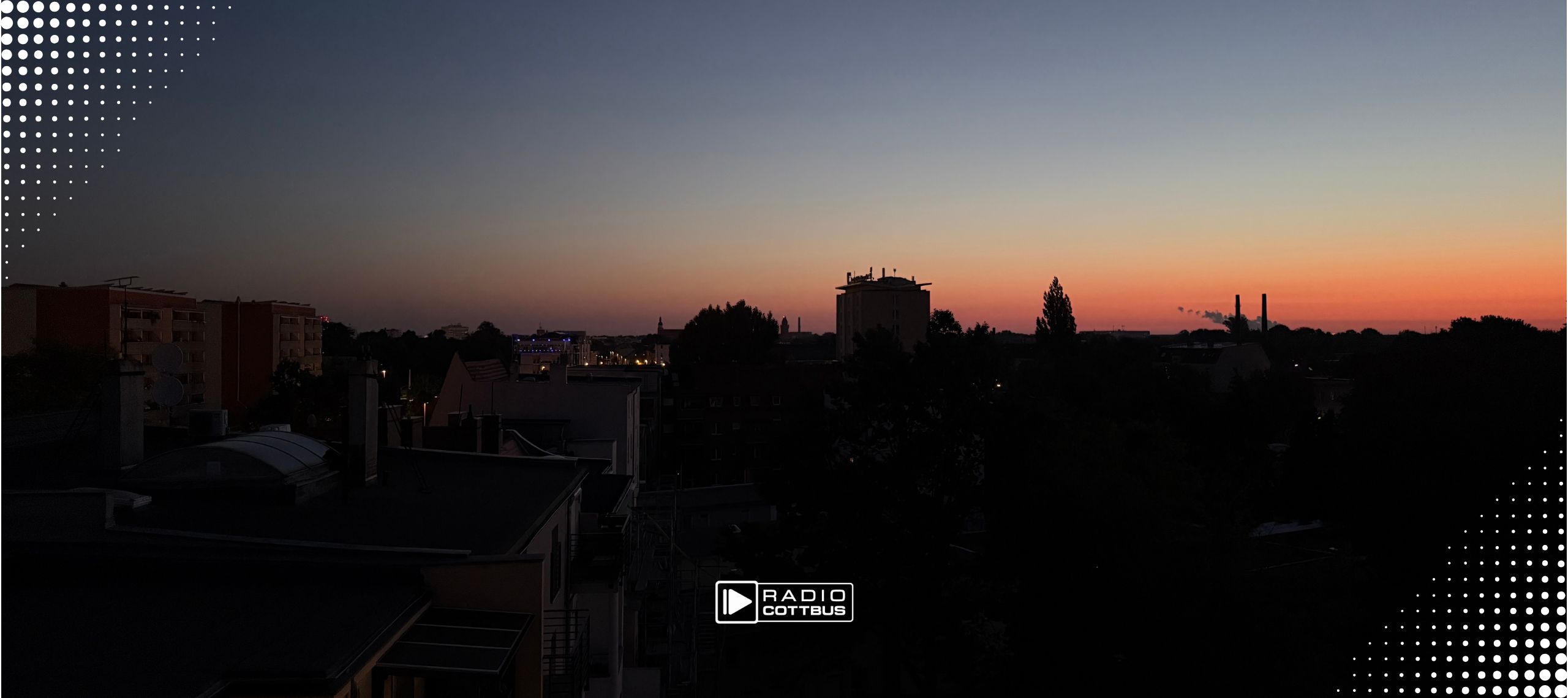 Cottbus bei Sonnenaufgang
