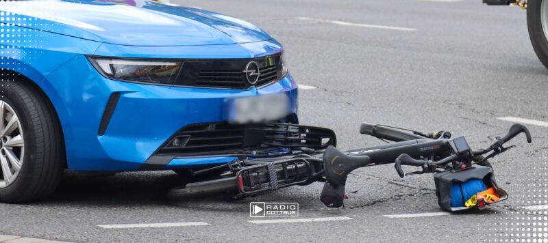 Radfahrer bei Unfall in Spremberg schwer verletzt