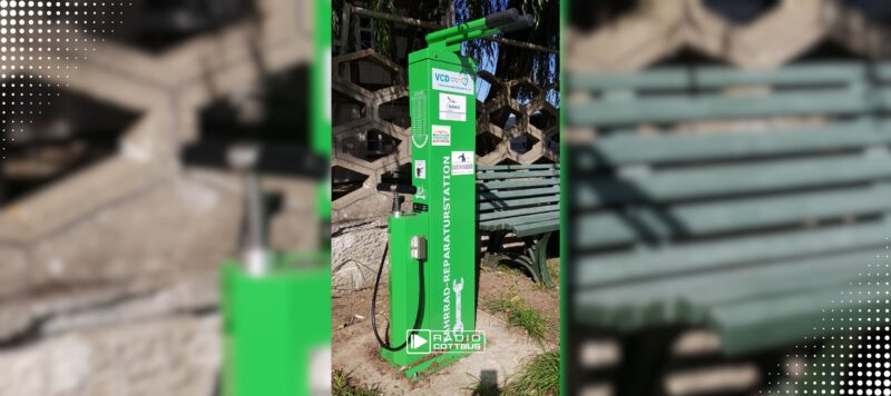 Fahrrad-Reparaturstation in Lauchhammer: Kostenlose Hilfe bei kleinen Pannen
