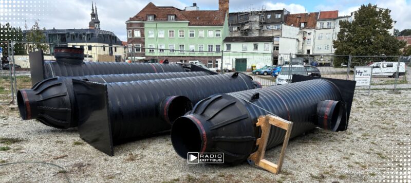 Neue Straße in Spremberg: Vierter Kreiselarm am Färberquartier wird gebaut
