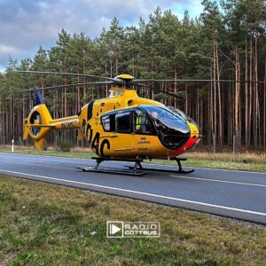 Hubschrauber Bildnachweis: © Andre Klimann / Blaulichtreport Lausitz